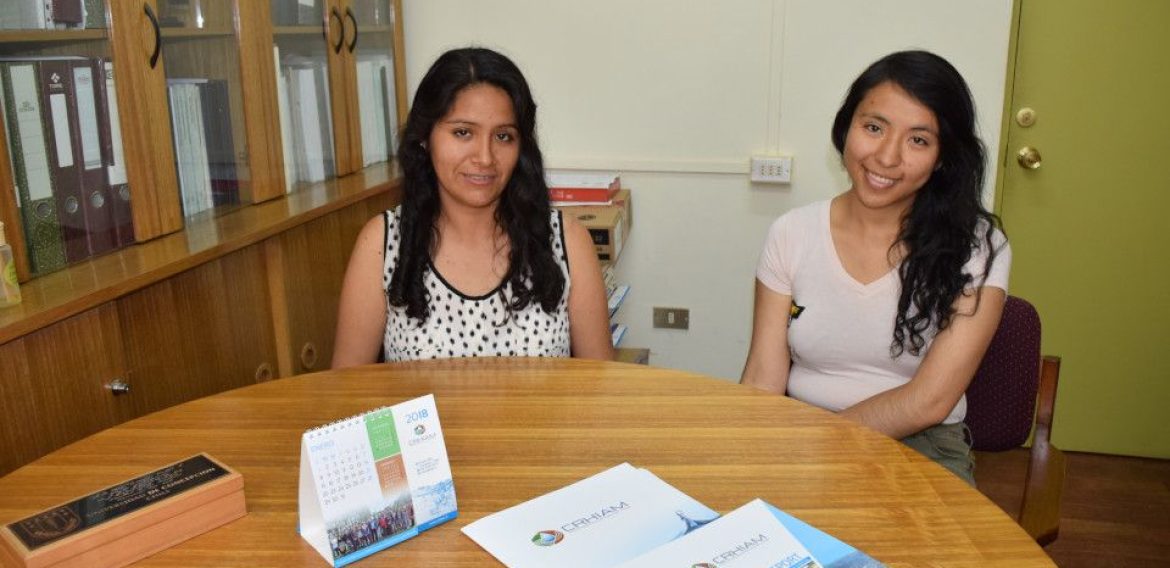 Estudiantes de Perú realizaron estadía con investigadora principal CRHIAM