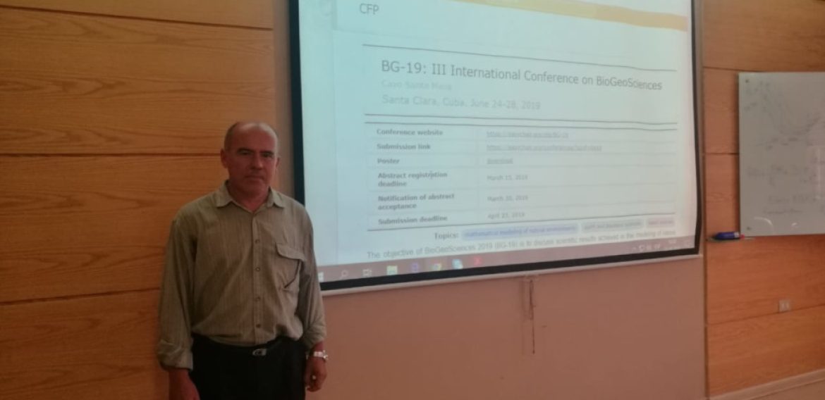 Investigador de CRHIAM organizó curso sobre Modelación de la habitabilidad de ecosistemas acuáticos