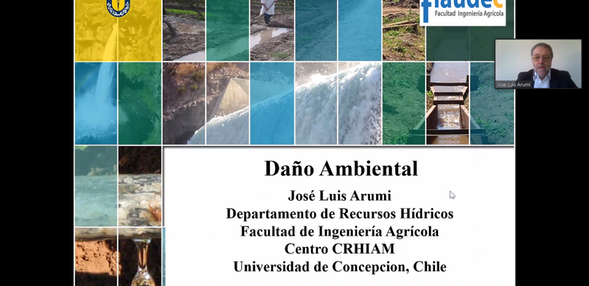 Investigador CRHIAM participó en webinario sobre aguas subterráneas y daño ambiental