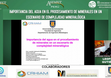 Investigador CRHIAM expuso en congreso sobre sostenibilidad ambiental en Perú