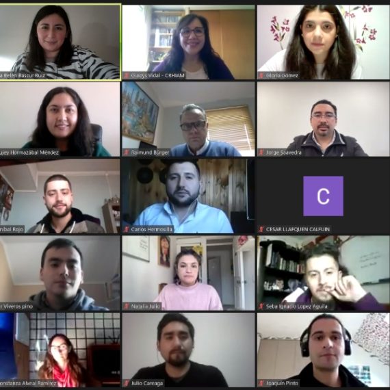 Estudiantes e investigadores postdoctorales CRHIAM se reunieron para dar a conocer sus trabajos de investigación