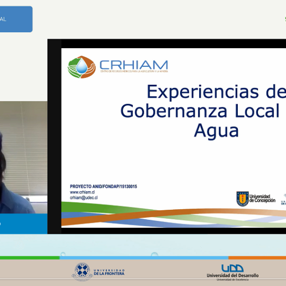 Ciclo de Charlas CRHIAM abordó experiencias locales de gobernanza de agua