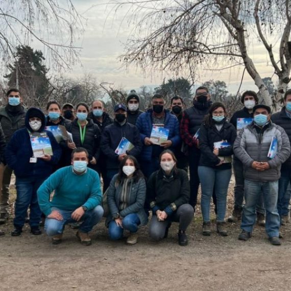 Agricultores de la zona central participaron de charlas ejecutadas por CRHIAM