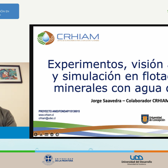 Ciclo de Charlas CRHIAM presentó estudios sobre los efectos del agua de mar en procesos mineros
