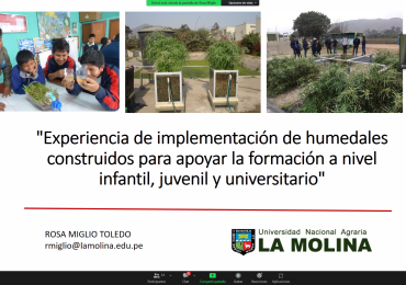 Académica de Perú dictó conferencia sobre educación hídrica