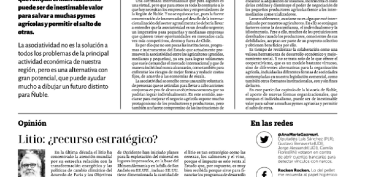 Litio: ¿recurso estratégico?
