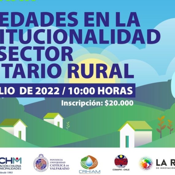 CRHIAM apoyó realización de seminario sobre saneamiento rural