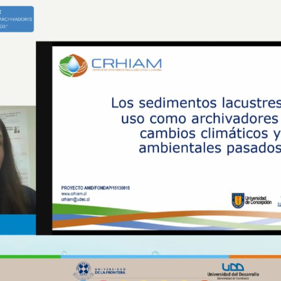 Ciclo de Charlas abordó el uso de sedimentos lacustres como archivadores de cambios climáticos