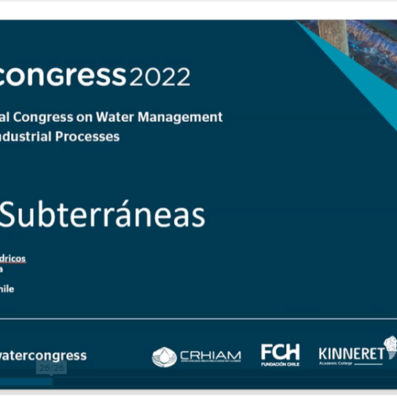 CRHIAM dictó curso técnico sobre aguas subterráneas en el ciclo hidrológico para precongreso de Water Congress