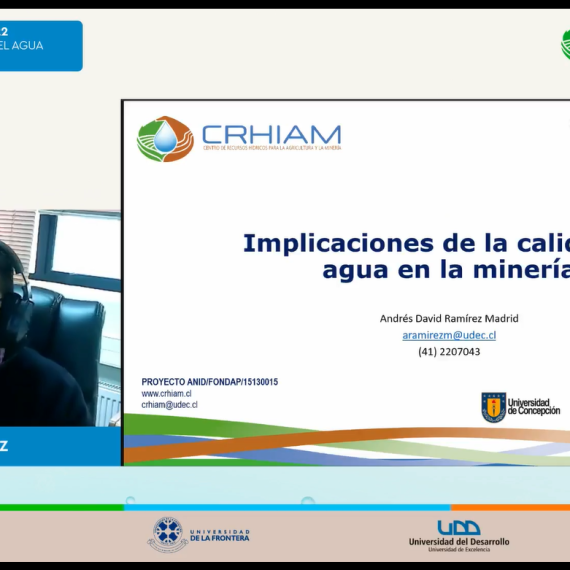 Ciclo de Charlas de noviembre planteó la importancia del agua en la minería