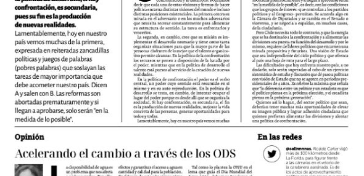Acelerando el cambio a través de los ODS