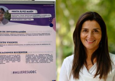 La Dra. Amaya Alvez es parte de la exposición “Mujeres creando conocimiento”